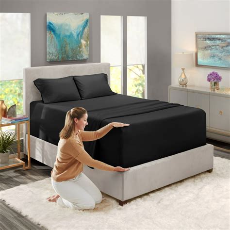 Extra deep pocket fitted sheets - Bamboo Sheets King Size 18"-24" Extra Deep Pocket King Sheets Cooling Sheets for Hot Sleepers Silky Soft 4Pcs Bed Sheets with 1 Flat Sheet, 1 Fitted Sheet, 2 Pillowcases (King, Light Gray) Options: 4 sizes. 31. $8999. Save 20% with coupon. FREE delivery Thu, Feb 15.